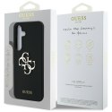 Etui Guess Silicone Big 4G Logo Bottom Script Samsung Galaxy S25 czarny