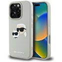 Etui Karl Lagerfeld HC 3D Rubber Double Heads do iPhone 16 Pro Max beżowy
