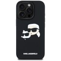 Etui Karl Lagerfeld HC 3D Rubber Double Heads do iPhone 16 Pro Max czarny