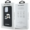 Etui Karl Lagerfeld HC 3D Rubber Double Heads do iPhone 16 Pro Max czarny