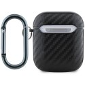Etui Red Bull PU Carbon Logo do AirPods 1/2 czarny