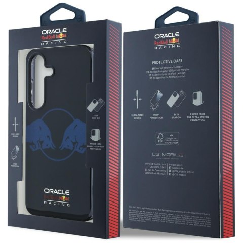 Etui Red Bull Two Bulls Logo MagSafe do Samsung Galaxy S25 granatowy