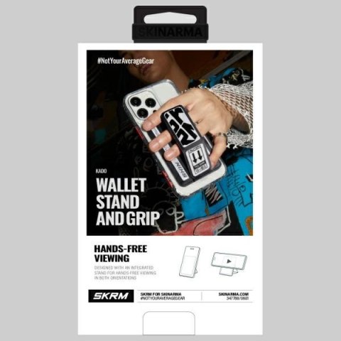 Portfel Skinarma Kado Kira Kobai Wallet Mag-Charge Grip Stand gunmetal