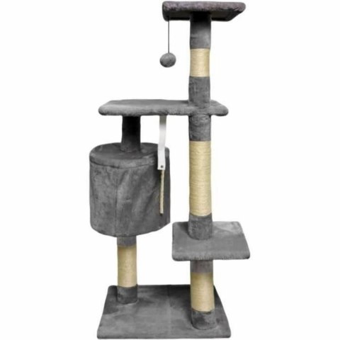 Drapak dla Kotów Paloma Dark Szary 45 x 17 x 45 cm Poliester Plusz Drewno (1 Sztuk)