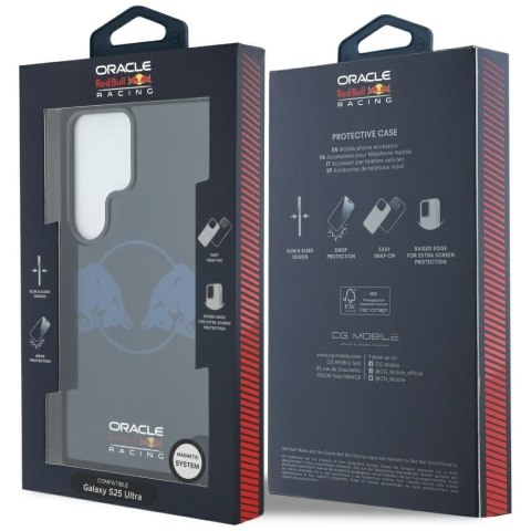Etui Red Bull Two Bulls Logo MagSafe do Samsung Galaxy S25 Ultra granatowy