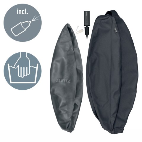 Siedzenie Leitz ["Ergo Active"] Ciemny szary