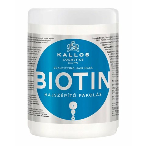 Naprawcza Odżywka do Włosów Kallos Cosmetics Biotin 1 L