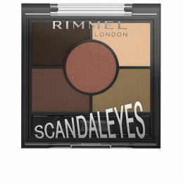 Paleta Cieni do Oczu Rimmel London Scandaleyes Fioletowy Nº 002 Brixton brown Nº 002-Brixton Brown 3,8 g