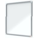 Tablica Ogłoszeń Nobo Panorama Biały Aluminium Szkło 100 x 97,2 x 4,5 cm