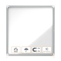 Tablica Ogłoszeń Nobo Panorama Biały Aluminium Szkło 100 x 97,2 x 4,5 cm