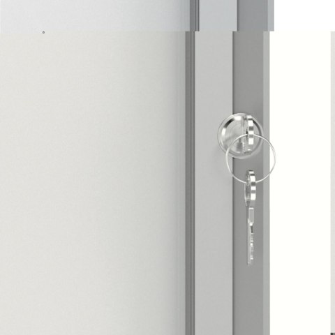 Tablica Ogłoszeń Nobo Panorama Biały Aluminium Szkło 100 x 97,2 x 4,5 cm
