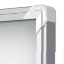 Tablica Ogłoszeń Nobo Panorama Biały Aluminium Szkło 100 x 97,2 x 4,5 cm