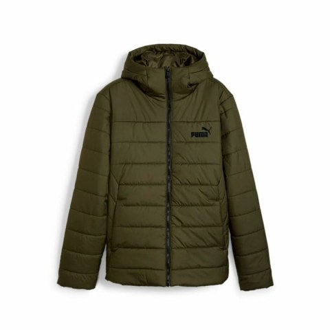 Męska kurtka sportowa Puma Essentials Hooded Padded Ciemna zieleń - L