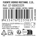 Blacha do piekarnika Quttin 65810 2,2 l Szkło Prostokątny 32,5 x 20,2 x 5,2 cm (7 Sztuk)