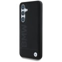 Etui BMW Leather Big Wordmark do SamsungGalaxy S25+ czarny