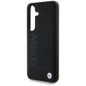 Etui BMW Leather Big Wordmark do SamsungGalaxy S25+ czarny