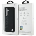 Etui BMW Leather Big Wordmark do SamsungGalaxy S25+ czarny