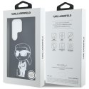 Etui Karl Lagerfeld Silicone Graffiti Ikonik Printed Logo MagSafe do Samsung Galaxy S25 Ultra czarny