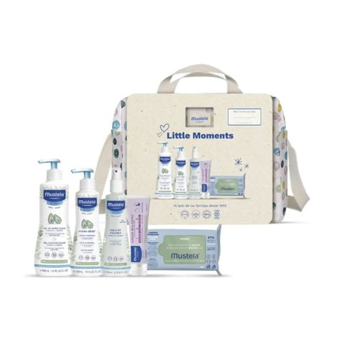 Zestaw do higieny Mustela Bolsa Paseo Little Moments Lunares Lote 6 Części