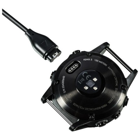 Kabel USB-A Beline do ładowania zegarków Garmin 1m czarny