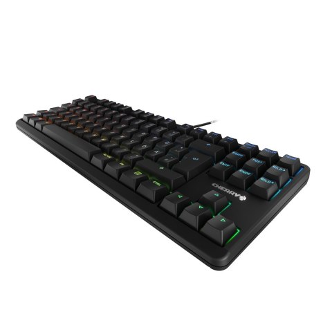 Klawiatura CHERRY G80-3000N RGB TKL Uniwersalne USB QWERTZ Niemiecki Czarny