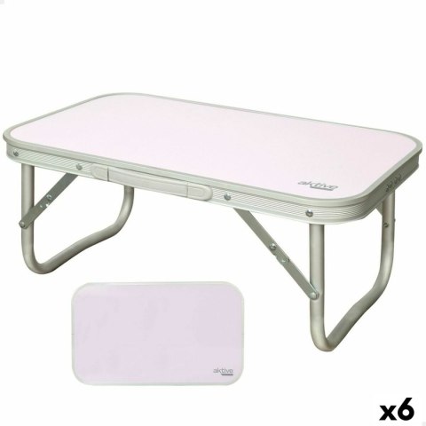 Składany stolik Aktive Liliowy 56 x 24 x 34 cm (6 Sztuk)