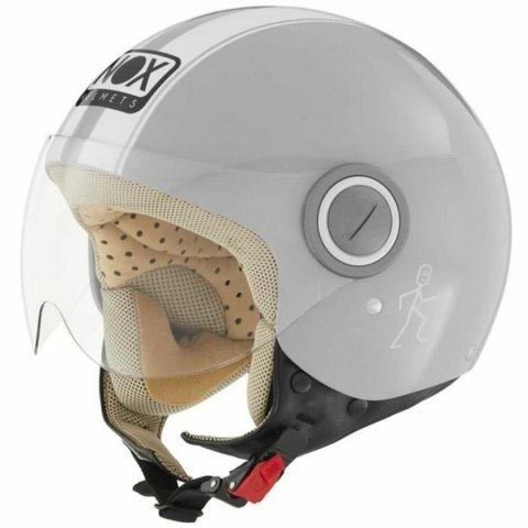 Kask Nox N210 Biały/Szary - S
