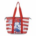 Torba na plażę Minnie Mouse Biały Czerwony 47 x 33 x 15 cm