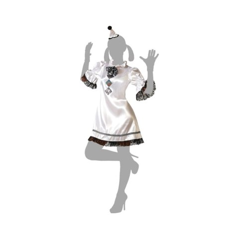 Kostium dla Dorosłych Biały Pajac - XL