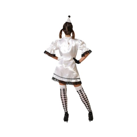 Kostium dla Dorosłych Biały Pajac - M/L