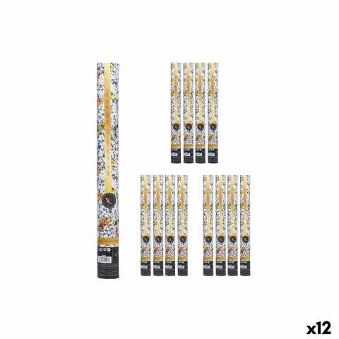 Armata konfetti Wielokolorowy Papier Karton Plastikowy 5 x 48,5 x 5 cm (12 Sztuk)