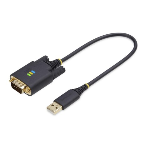 Kabel USB Startech 1P1FFC-USB-SERIAL Czarny 30 cm