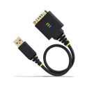 Kabel USB Startech 1P1FFC-USB-SERIAL Czarny 30 cm