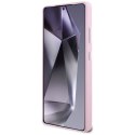Etui Karl Lagerfeld Saffiano Full Wrapped Elongated Metal Logo MagSafe do Samsung Galaxy S25 Ultra różowy