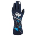 Rękawice kartingowe OMP MY2025 Niebieski Granatowy FIA 8856-2018 - S