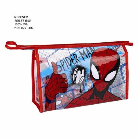 Dziecięcy Zestaw Podróżny WC dla dzieci Spider-Man 4 Części 23 x 15,5 x 8 cm