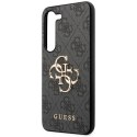 Guess GUHCS23S4GMGGR S23 S911szary/grey hardcase 4G Big Metal Logo