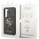 Guess GUHCS23S4GMGGR S23 S911szary/grey hardcase 4G Big Metal Logo