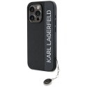 Karl Lagerfeld KLHCP15LPSAKDGCK iPhone 15 Pro 6.1" czarny/black hardcase Saffiano Rhinestones & Charm