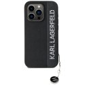 Karl Lagerfeld KLHCP15LPSAKDGCK iPhone 15 Pro 6.1" czarny/black hardcase Saffiano Rhinestones & Charm