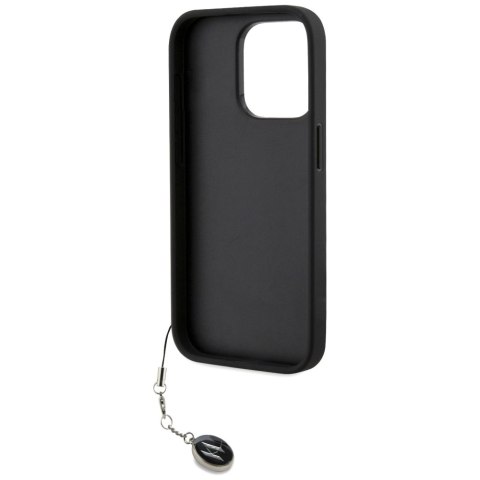 Karl Lagerfeld KLHCP15LPSAKDGCK iPhone 15 Pro 6.1" czarny/black hardcase Saffiano Rhinestones & Charm