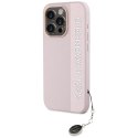 Karl Lagerfeld KLHCP15LPSAKDGCP iPhone 15 Pro 6.1" różowy/pink hardcase Saffiano Rhinestones & Charm