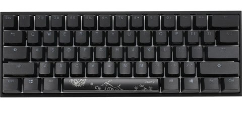 Ducky Mecha Mini klawiatura czarna z myszką Gaming USB angielska