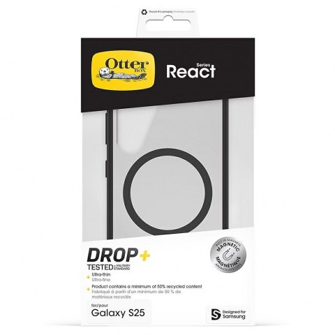Etui Samsung Otterbox React Magnet do Galaxy S25 czarny
