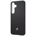 Etui Samsung Spigen Enzo Aramid Magnet do Galaxy S25 czarno-srebrny