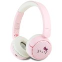 Słuchawki nauszne Hello Kitty Face Logo Bluetooth różowy