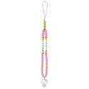 Zawieszka na telefon Hello Kitty Pearls and Beads Kitty Charm różowy
