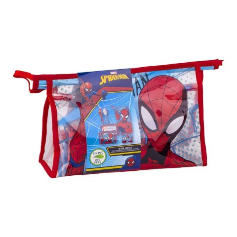 Dziecięcy Zestaw Podróżny WC dla dzieci Spider-Man 4 Części Czerwony 23 x 15 x 8 cm