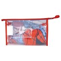 Dziecięcy Zestaw Podróżny WC dla dzieci Spider-Man 4 Części Czerwony 23 x 15 x 8 cm