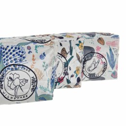 Neseser DKD Home Decor Wielokolorowy Tropikalny (20 x 8 x 14 cm) (3 Sztuk)